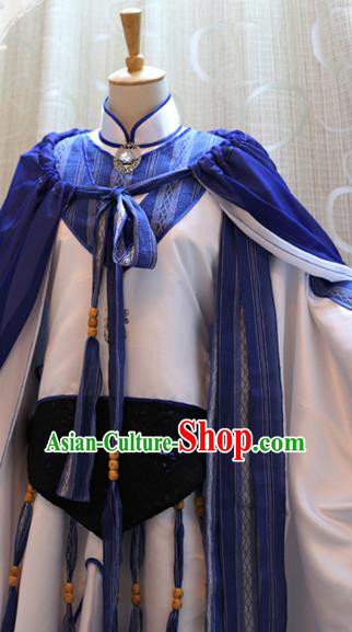 Cosplay Noble Childe Shi Jiuru Costumes Custom China Ancient Swordsman Clothing Cosplay Noble Childe Shi Jiuru Costumes Custom China Ancient Swordsman Clothing