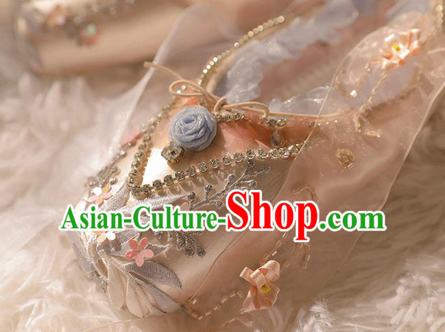 Custom Ballet Dance Shoes Halloween Cosplay Wedding Shoes Bride Pink Shoes Custom Ballet Dance Shoes Halloween Cosplay Wedding Shoes Bride Pink Shoes