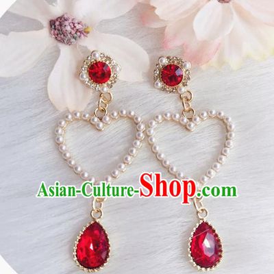 Handmade Renaissance Accessories Court Retro Earrings Europe Baroque Eardrop