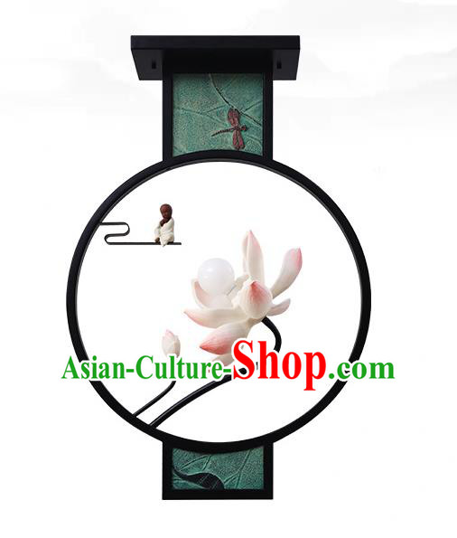 Traditional Chinese Handmade Ceiling Lamp Classical Lanterns Lotus Lantern Iron Art Lamp Traditional Chinese Handmade Ceiling Lamp Classical Lanterns Lotus Lantern Iron Art Lamp