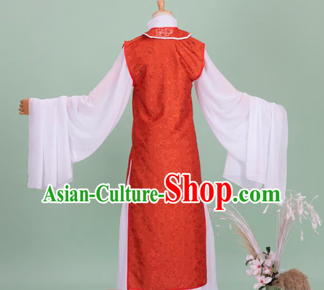 Chinese Cosplay Young Beauty Costumes Ancient Ming Dynasty Showgirl Du Liniang Hanfu Dress
