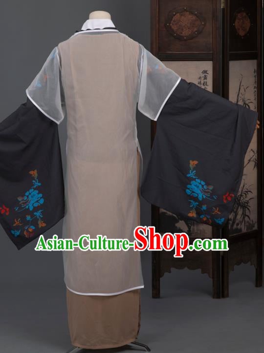 Cosplay Chinese Yuan Dynasty Scholar Costumes Ancient Litterateur Tang Xianzu Clothing