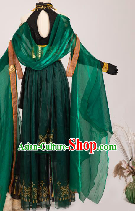 Chinese Cosplay Female Assassin Costumes Ancient Swordswoman Black Hanfu Dress Chinese Cosplay Female Assassin Costumes Ancient Swordswoman Black Hanfu Dress