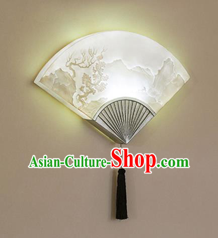 Chinese Traditional Palace Fan Wall Lamp Handmade Classical Lanterns Resin Lantern Chinese Traditional Palace Fan Wall Lamp Handmade Classical Lanterns Resin Lantern