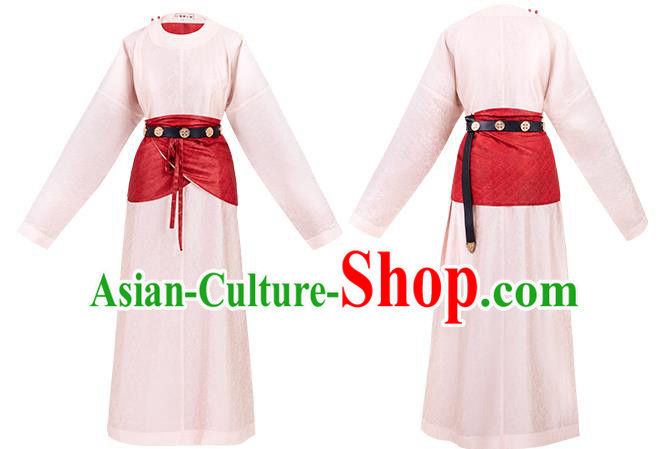 China Song Dynasty Civilian Woman Costumes Traditional Ancient Country Lady Hanfu Dress Complete Set