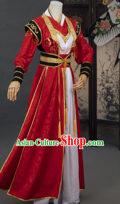 Cosplay Chinese Tang Dynasty Swordsman Costumes Ancient Chivalrous Man Wedding Clothing Cosplay Chinese Tang Dynasty Swordsman Costumes Ancient Chivalrous Man Wedding Clothing
