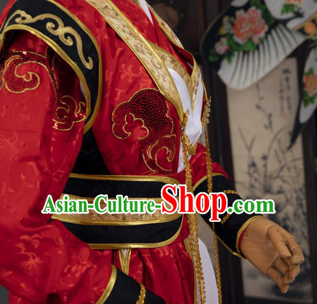 Cosplay Chinese Tang Dynasty Swordsman Costumes Ancient Chivalrous Man Wedding Clothing Cosplay Chinese Tang Dynasty Swordsman Costumes Ancient Chivalrous Man Wedding Clothing