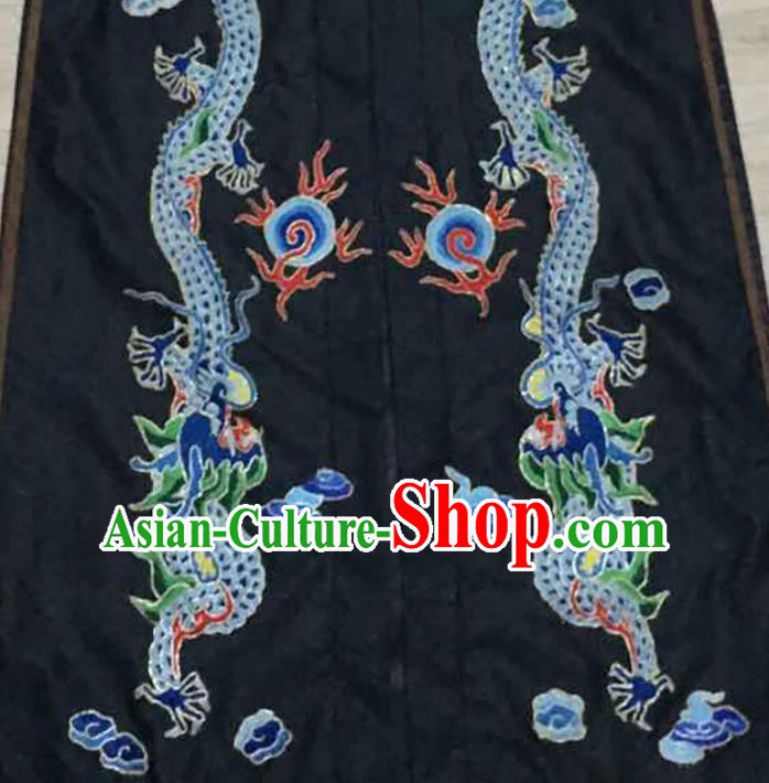 China Women Waistcoat Costumes Embroidery Dragon Black Silk Vest National Clothing China Women Waistcoat Costumes Embroidery Dragon Black Silk Vest National Clothing