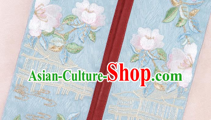 China Traditional Embroidered Hanfu Clothing Ancient Song Dynasty Imperial Empress Historical Costumes for Women
