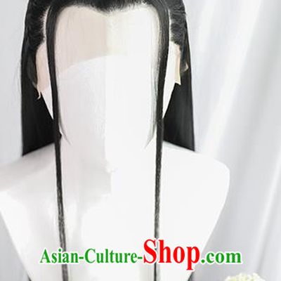 Best Chinese Drama Ancient Swordsman Xue Yang Wig Sheath China Quality Front Lace Wigs Cosplay Tang Dynasty Knight Wig