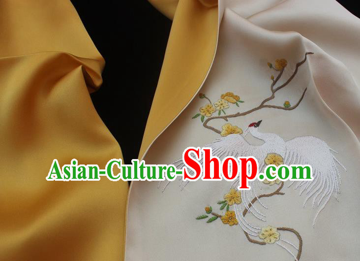 Chinese Champagne Silk Tippet Traditional Embroidered Scarf Cheongsam Embroidery Phoenix Accessories Chinese Champagne Silk Tippet Traditional Embroidered Scarf Cheongsam Embroidery Phoenix Accessories