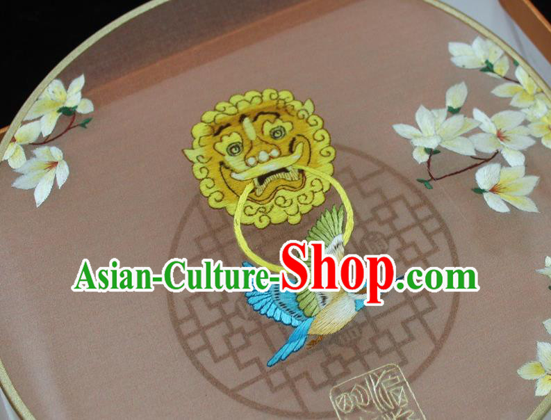 China Handmade Suzhou Embroidery Fan Embroidered Palace Fan Traditional Hanfu Silk Fan China Handmade Suzhou Embroidery Fan Embroidered Palace Fan Traditional Hanfu Silk Fan