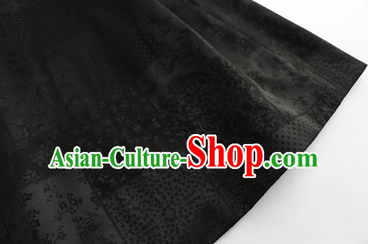 Traditional Cheongsam China National Clothing Black Qipao Dress for Women Traditional Cheongsam China National Clothing Black Qipao Dress for Women