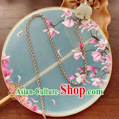 China Jade Elephant Pendant Accessories Traditional Cheongsam Brooch