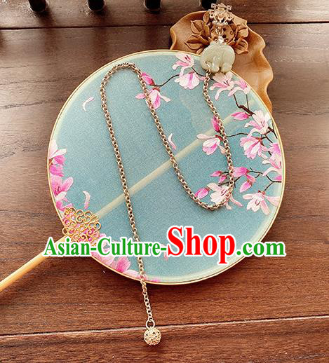 China Jade Elephant Pendant Accessories Traditional Cheongsam Brooch China Jade Elephant Pendant Accessories Traditional Cheongsam Brooch