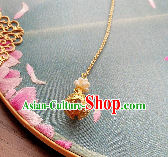 China Traditional Cheongsam Golden Gourd Brooch Classical Pendant Accessories China Traditional Cheongsam Golden Gourd Brooch Classical Pendant Accessories