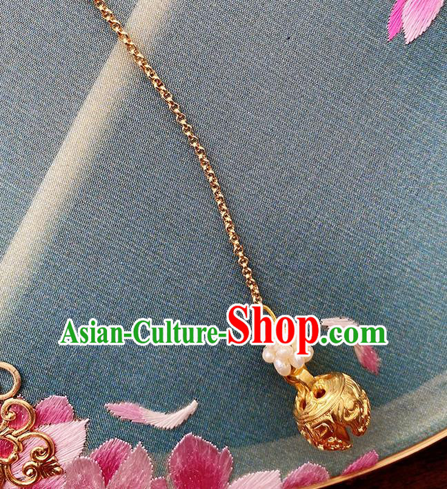China Traditional Cheongsam Golden Gourd Brooch Classical Pendant Accessories China Traditional Cheongsam Golden Gourd Brooch Classical Pendant Accessories
