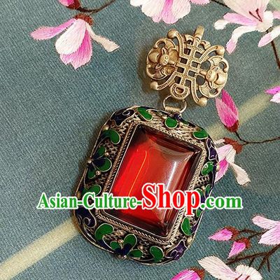 China Traditional Cheongsam Brooch Classical Pendant Accessories Collar Button