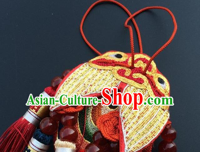China Embroidery Cicada Pendant Traditional Embroidered Car Accessories China Embroidery Cicada Pendant Traditional Embroidered Car Accessories