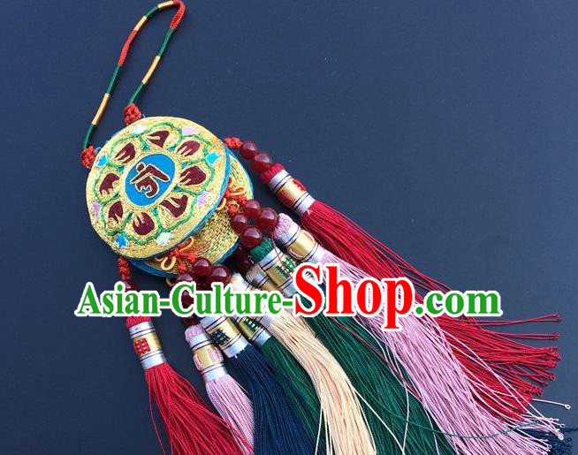China Traditional Embroidered Car Tassel Pendant Embroidery Lucky Charms Accessories China Traditional Embroidered Car Tassel Pendant Embroidery Lucky Charms Accessories