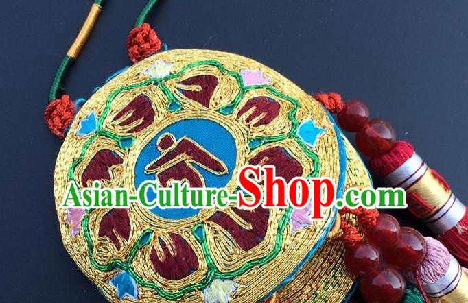 China Traditional Embroidered Car Tassel Pendant Embroidery Lucky Charms Accessories China Traditional Embroidered Car Tassel Pendant Embroidery Lucky Charms Accessories