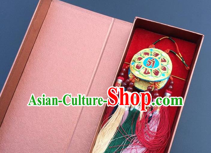 China Traditional Embroidered Car Tassel Pendant Embroidery Lucky Charms Accessories China Traditional Embroidered Car Tassel Pendant Embroidery Lucky Charms Accessories