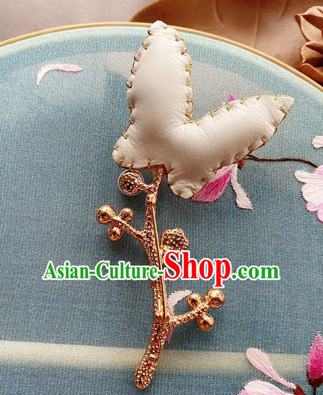 China Classical Cheongsam Breastpin Accessories Traditional Embroidered Butterfly Brooch China Classical Cheongsam Breastpin Accessories Traditional Embroidered Butterfly Brooch