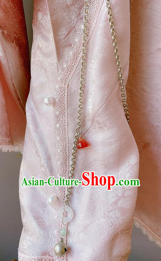 China Classical Cheongsam Carving Gourd Tassel Pendant Traditional Cupronickel Accessories Brooch China Classical Cheongsam Carving Gourd Tassel Pendant Traditional Cupronickel Accessories Brooch