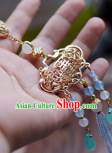 China Cheongsam Beads Tassel Pendant Handmade Brooch National Women Accessories China Cheongsam Beads Tassel Pendant Handmade Brooch National Women Accessories