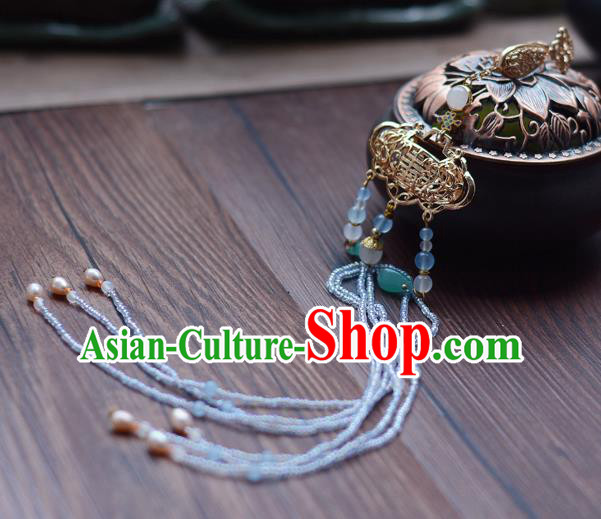 China Cheongsam Beads Tassel Pendant Handmade Brooch National Women Accessories China Cheongsam Beads Tassel Pendant Handmade Brooch National Women Accessories
