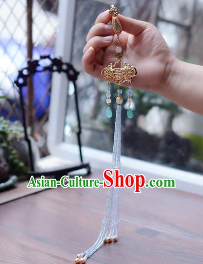 China Cheongsam Beads Tassel Pendant Handmade Brooch National Women Accessories China Cheongsam Beads Tassel Pendant Handmade Brooch National Women Accessories