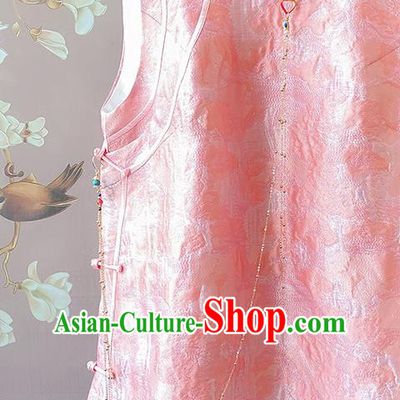 China Traditional Cheongsam Brooch Accessories Classical Golden Tassel Pendant