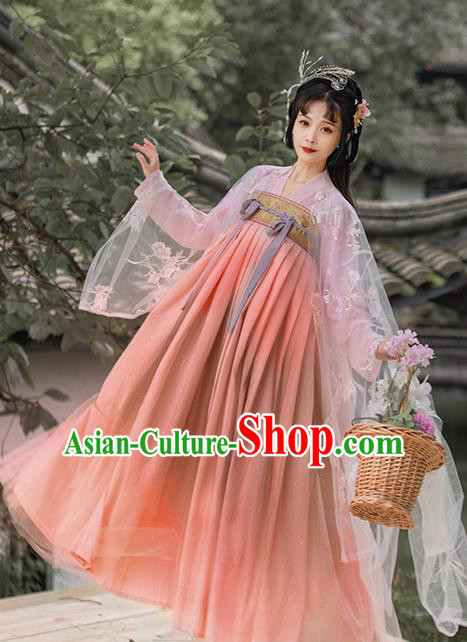 China Ancient Clothing Tang Dynasty Princess Hanfu Dress Apparels Traditional Classical Dance Costumes China Ancient Clothing Tang Dynasty Princess Hanfu Dress Apparels Traditional Classical Dance Costumes