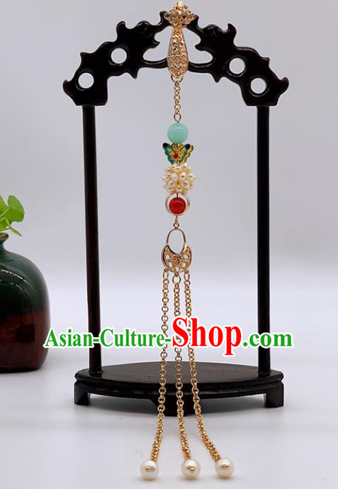 China Cheongsam Waist Tassel Pendant Handmade Brooch National Women Pearls Accessories China Cheongsam Waist Tassel Pendant Handmade Brooch National Women Pearls Accessories