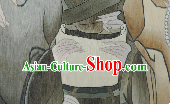 China Wood Rotatable Screen Traditional Embroidered Table Screen Handmade Home Furnishings China Wood Rotatable Screen Traditional Embroidered Table Screen Handmade Home Furnishings