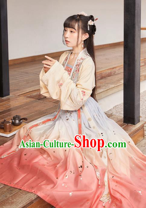 China Traditional Court Infanta Hanfu Clothing Ancient Song Dynasty Princess Embroidered Costumes China Traditional Court Infanta Hanfu Clothing Ancient Song Dynasty Princess Embroidered Costumes