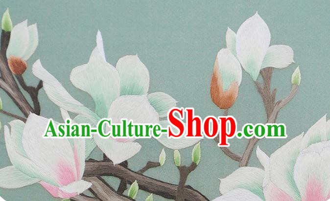 China Handmade Wood Carving Double Side Table Screen Traditional Home Furnishings Embroidered Mangnolia Screen China Handmade Wood Carving Double Side Table Screen Traditional Home Furnishings Embroidered Mangnolia Screen