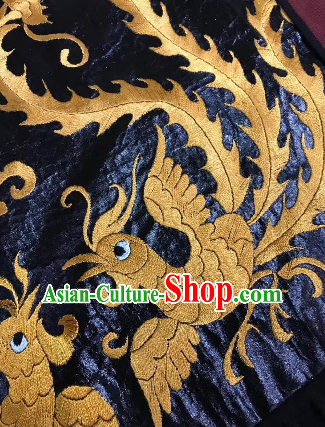 Chinese Traditional National Clothing Embroidered Dress Minority Women Embroidery Phoenix Robe Chinese Traditional National Clothing Embroidered Dress Minority Women Embroidery Phoenix Robe