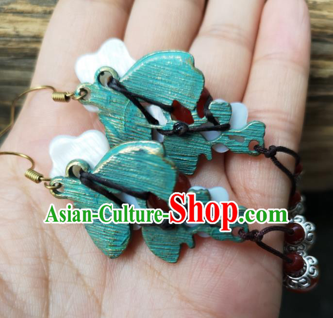 China Handmade Plum Blossom Earrings National Ear Accessories China Handmade Plum Blossom Earrings National Ear Accessories