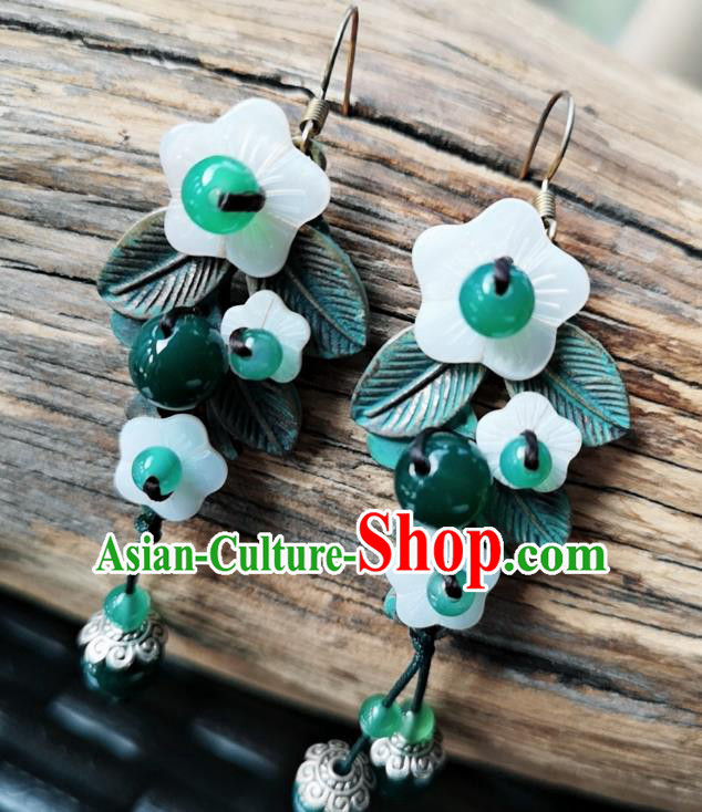China Handmade Plum Blossom Earrings National Ear Accessories China Handmade Plum Blossom Earrings National Ear Accessories