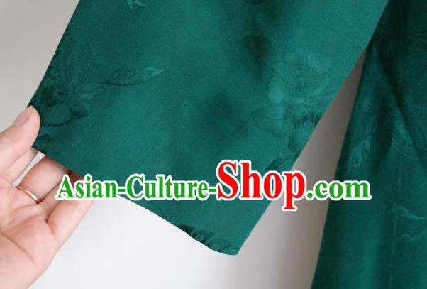 Chinese Green Satin Qipao Dress Traditional Women Robe Clothing National Cheongsam Chinese Green Satin Qipao Dress Traditional Women Robe Clothing National Cheongsam