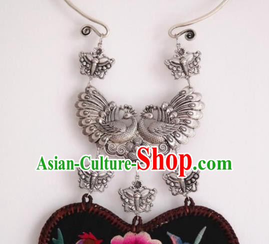 Handmade China National Jewelry Accessories Ethnic Embroidered Necklace Handmade China National Jewelry Accessories Ethnic Embroidered Necklace