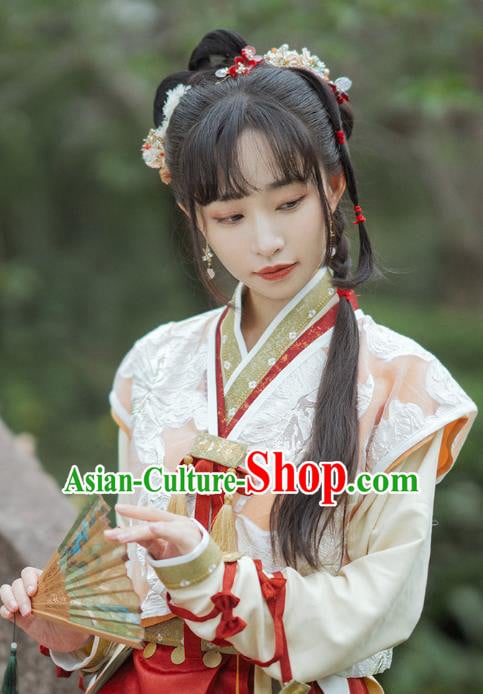 Ancient China Village Lady Costumes Traditional Song Dynasty Country Female Apparels for Women Ancient China Village Lady Costumes Traditional Song Dynasty Country Female Apparels for Women