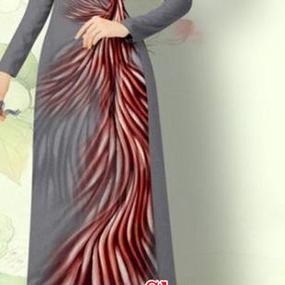 Vietnamese Grey Long Dress Traditional Bride Uniforms Asian Vietnam Custom Costume Ao Dai Qipao with Pants