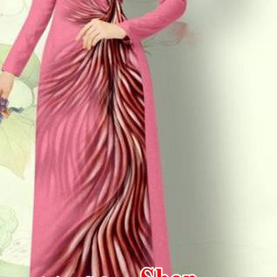 Asian Vietnam Custom Pink Dress Costume Vietnamese Traditional Bride Ao Dai Qipao with Pants Uniforms