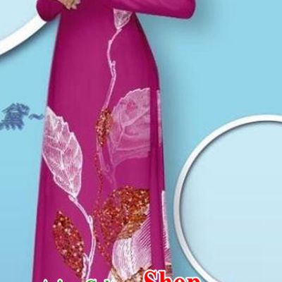 Vietnamese Traditional Rosy Cheongsam Custom Vietnam Female Ao Dai Uniforms Asian Bride Costume Long Dress with Pants
