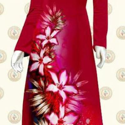 Vietnamese Wine Red Ao Dai Clothing Classical Qipao Dress with Pant Traditional Vietnam Civilian Women Cheongsam Oriental Fashion