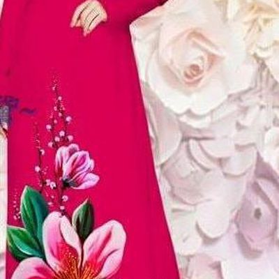 Vietnam Classical Cheongsam with Pants Traditional Ao Dai Dress Asian Vietnamese Women Clothing Custom Rosy Qipao