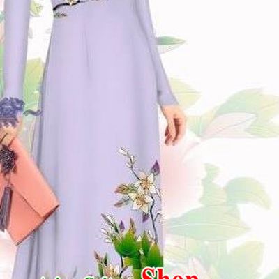 Custom Violet Qipao with Pants Asian Vietnamese Ao Dai Dress Classical Clothing Vietnam Women Traditional Cheongsam