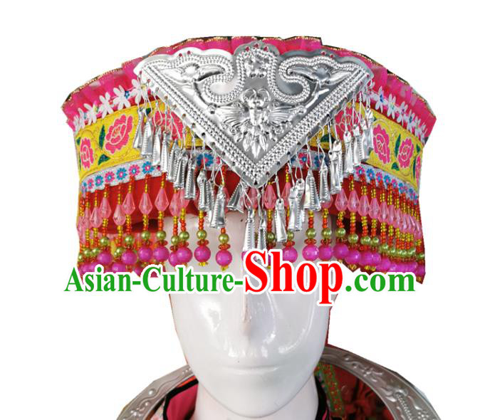 Best Chinese Miao Nationality Headwear Top Quality China Ethnic Women Hat Best Chinese Miao Nationality Headwear Top Quality China Ethnic Women Hat